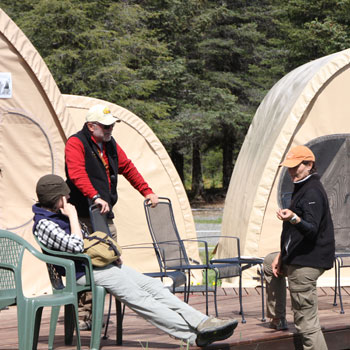 Alaska Bearcamp Relaxing at Camp