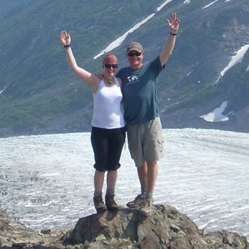 Alaska Trips Couple on Summit